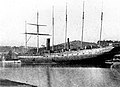 Dieses Foto von William Talbot, das Schiff während der Fertigstellung zeigend, gilt als erstes Foto eines Ozeanliners