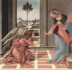 Verkündigung von Botticelli, 1490