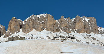 Bergspitzen der Forcia