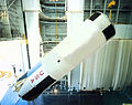 1967'de Güney VAB'da Satürn V S-IC sahne dikey kaldırma