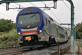 TAF di Trenitalia della FL3, sul viadotto di Gemelli.