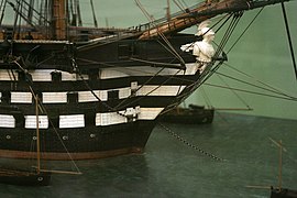 1/40th-scale model of the Valmy