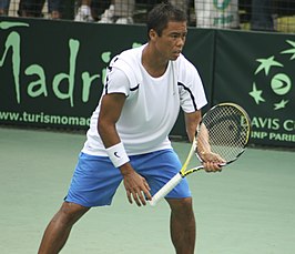 Mamiit in actie voor het Filipijnse Davis Cup team in februari 2008