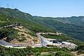 Die Straße D80 am Col de la Serra, Cap Corse