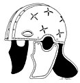 Kastell Dunaújváros (lat. Intercisa): Spätrömischer Helm (Intercisa II)