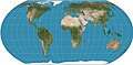 Image 25The Equal Earth projection (2018), an increasingly popular equal-area pseudocylindrical projection for world maps (from Cartographic design)