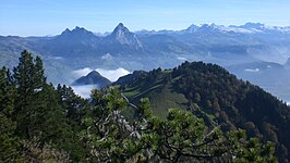 Schwyzer Alpen met de Grossen Mythen