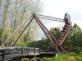 Het schommelschip Hudson Bay in Walibi Holland