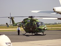 HAL Dhruv-helikopter van de IAF; mei 2008.