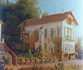 Schloss Serach auf einem Gemälde von Pieter Francis Peters