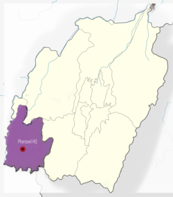 Location in Manipur