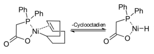 SHOP-Katalysator mit Diphenyl­phosphino&shyMessigsäure­ligand