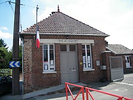 The town hall in Sailly-Laurette