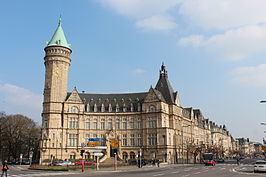 hoofdkantoor op Place de Metz in Luxemburg