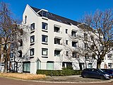 Appartementengebouw, hoek Prinsesselaan