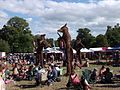 View of the festival near the Big Top, 2012