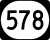 Kentucky Route 578 marker