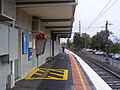 Westbound view from Platform 2, July 2012