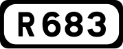 R683 road shield}}