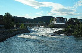 Numedalslågen in Kongsberg