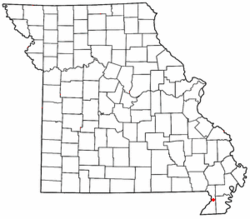 Location of White Oak in Missouri