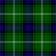 Tartan des Unterclans MacDonald of the Isles