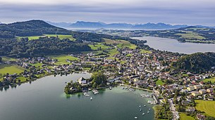 Luftbild von Mattsee