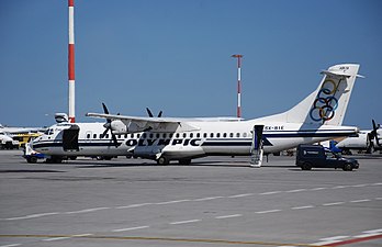 Αεροσκάφος Airbus ATR 72 (SX-BIE) της Olympic Airlines.