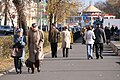 Fotgjengere i Karl Marx-gata i Petrozavodsk 2008