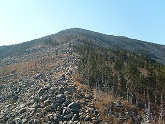 Gipfel des Pidan (1332 m, auch Liwadijskaja) im Südteil des Gebirges zwischen Wladiwostok und Nachodka