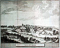 Historische Zeichnung von Brechin von 1727