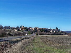 A general view of the village of Revest-du-Bion