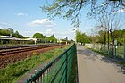 Richard-Kolkwitz-Weg, zwischen Tierparkgelände und Tierfriedhof