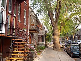 Straatbeeld, Plateau Mont-Royal