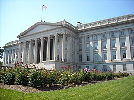 Het Treasury Building in Washington D.C.