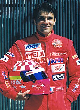 Franck Fréon op de Indianapolis Motor Speedway in 1995.