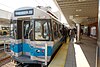 A Blue Line train at Wonderland station in 2008