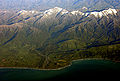 Mouth of the Clarence River in front of the Kaikōura Ranges