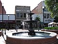 A fountain in Downtown