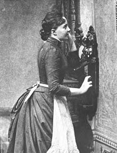 Fotografie in einer Theaterrolle. In: Thalia, 1890