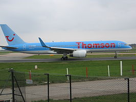 Een Boeing 757 van TUI Airways