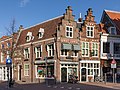 Haarlem, street view: corner Gedempte Oudegracht-Jacobijnenstraat