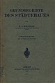 Karl August Hoepfner: Grundbegriffe des Städtebaues. Berlin 1928