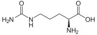 Strukturformel von L-Citrullin