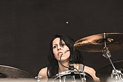 Schlagzeugerin Veronica Bellino