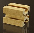 Profilblock aus einem Wood-Plastic-Composite