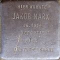 Stolperstein für Jakob Marx (Heisterbachstraße 8)