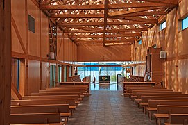 Interior of the new church by Jensen & Skodvin Architects