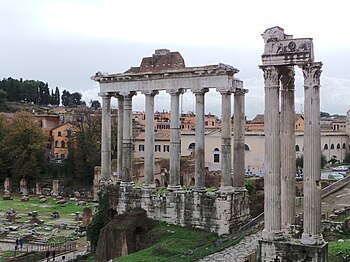 Tempel des Vespasian und des Titus