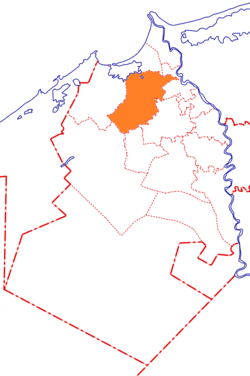 Location in Beheira Governorate